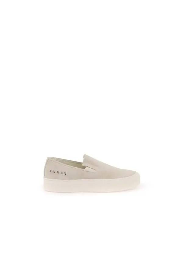 Women's Suede Slip-On Beige - COMMON PROJECTS - BALAAN 2