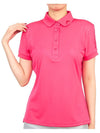 Women's Tour Tech Golf Polo PK Shirt Pink - J.LINDEBERG - BALAAN 6