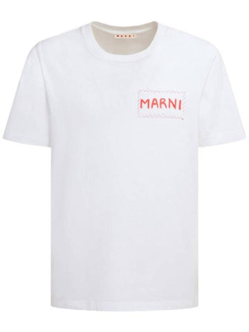 Marni T-Shirt With Application - MARNI - BALAAN 1