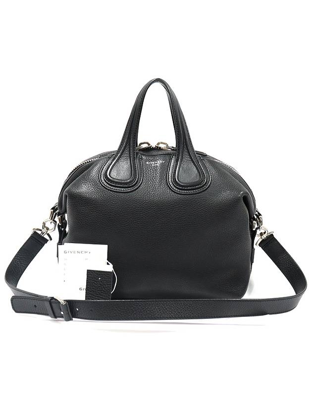 Givenchy BB05096025 001 Black Calfskin Silver Plated New Nightingale Small 2WAY - GIVENCHY - BALAAN 2