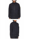 Wappen Patch Cotton Zip-up Jacket Navy - STONE ISLAND - BALAAN 5