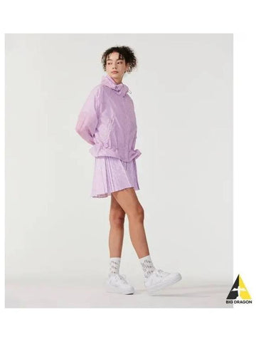 Monogram Pleated Skirt Women Violet - REEBOK - BALAAN 1