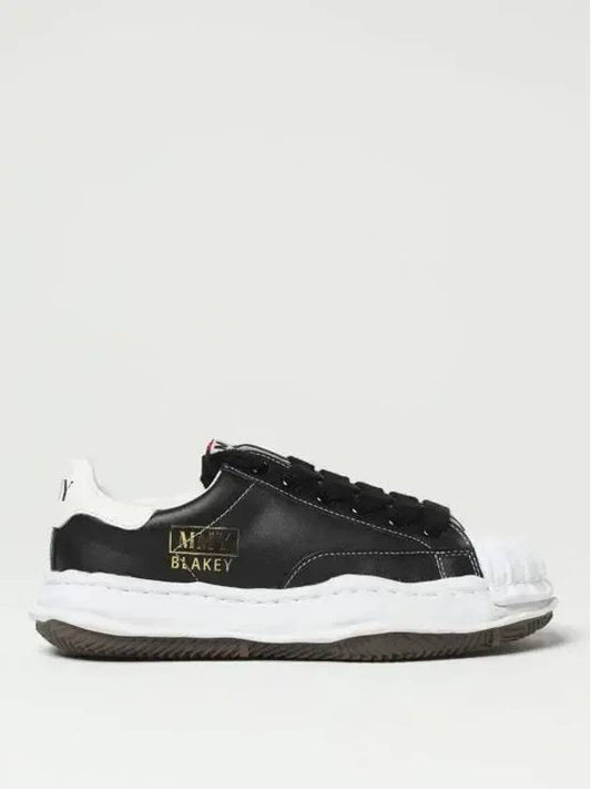 Blakey OG Sole Leather Low top Sneakers Black - MAISON MIHARA YASUHIRO - BALAAN 1
