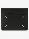 Stitch Diagonal Card Wallet Black - MAISON MARGIELA - BALAAN 4