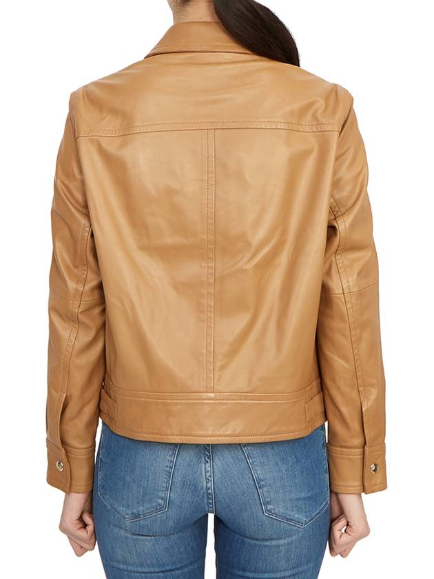 16441011650 BACIO 002 1 Women s Leather Jacket - MAX MARA - BALAAN 6