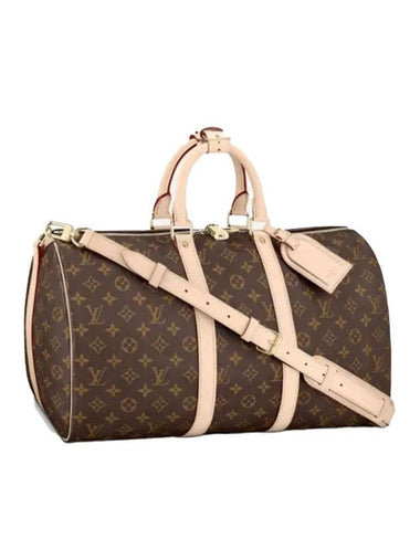 Keepall Bag Bandouliere 60 Monogram Duffel Bag Brown - LOUIS VUITTON - BALAAN 1