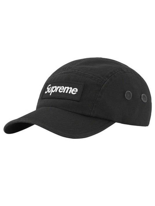 Military Camp Cap Black Military Camp Cap - SUPREME - BALAAN 1