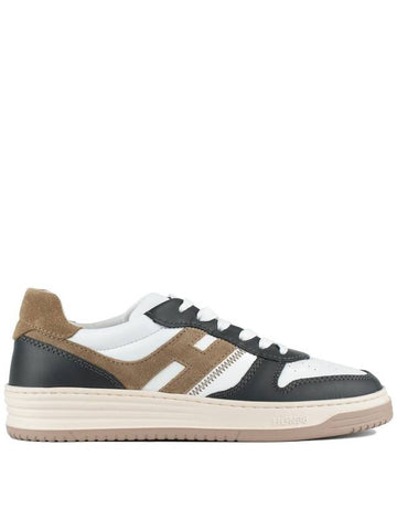 Hogan Sneakers H630 White Blue Brown - HOGAN - BALAAN 1