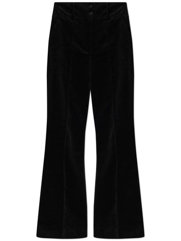 AllSaints Corduroy Trousers Sevenh, Women's, Black - ALLSAINTS - BALAAN 1