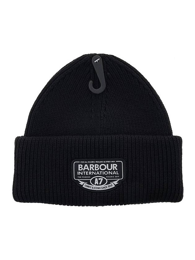 Storm Kitted Beanie Black - BARBOUR - BALAAN 11