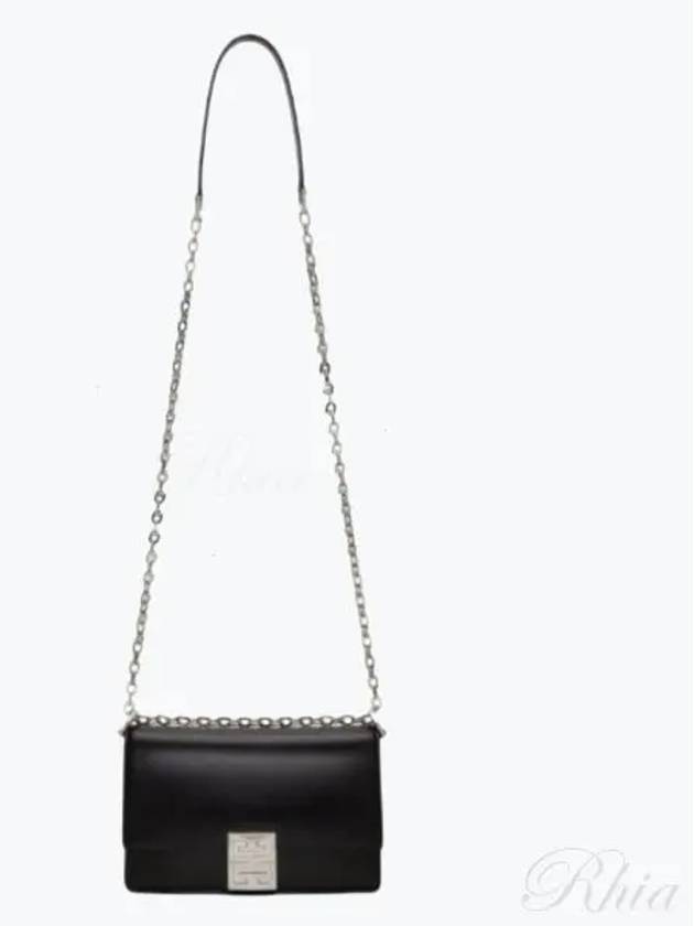 Box 4G Chain Small Leather Shoulder Bag Black - GIVENCHY - BALAAN 2