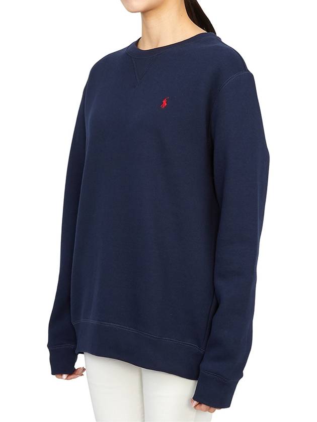 Kids Pony Embroidered Logo Sweatshirt Navy - POLO RALPH LAUREN - BALAAN 3