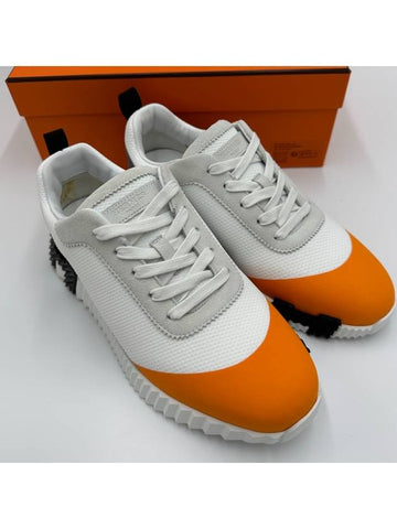 Bouncing Sneakers Calfskin Suede Multicolor Orange H241200Z H5 - HERMES - BALAAN 1