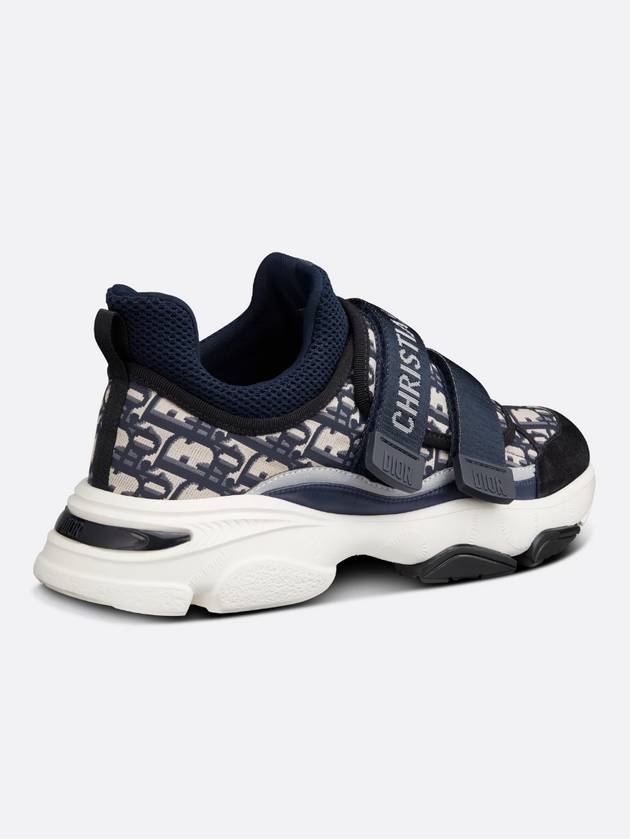 D-Wander Oblique Technical Fabric Low Top Sneakers Deep Blue - DIOR - BALAAN 4