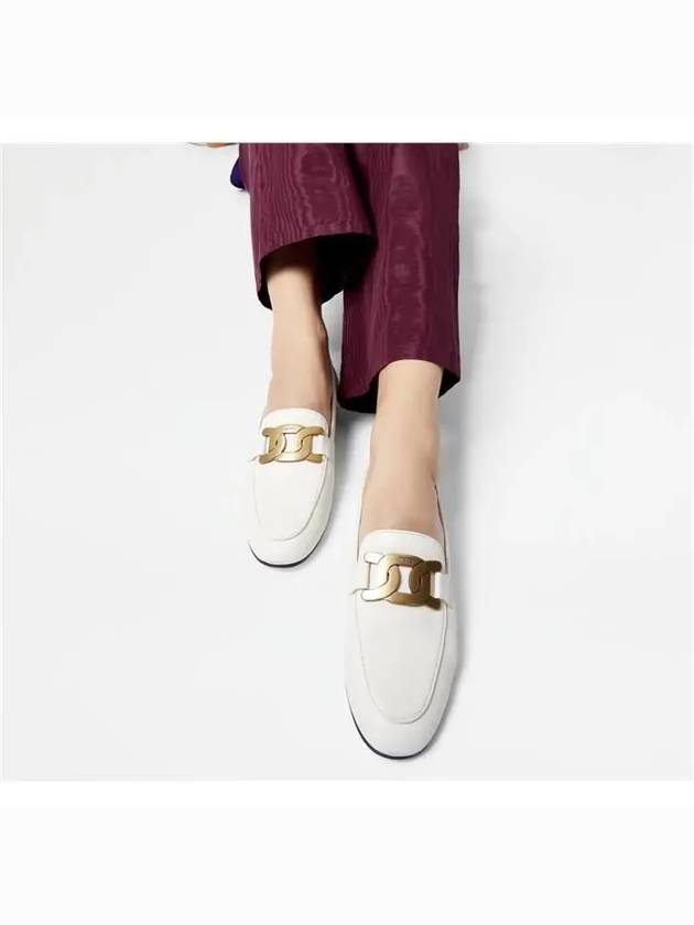 Kate Leather Loafers White - TOD'S - BALAAN 4