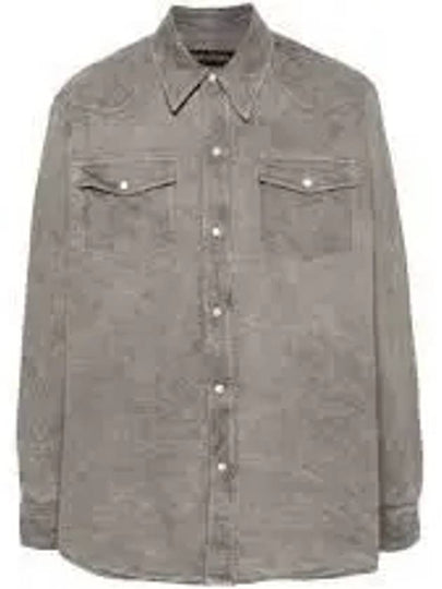 Frontier Denim Long Sleeve Shirt Grey - OUR LEGACY - BALAAN 2