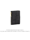 Intrecciato Zipper Card Wallet Black - BOTTEGA VENETA - BALAAN 3