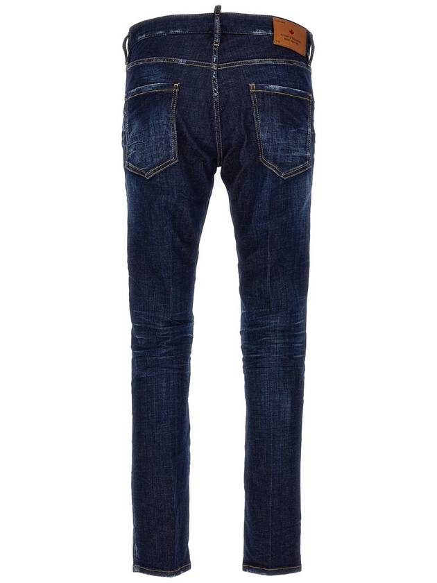 Men's Washed Maple Cool Guy Skinny Jeans Blue - DSQUARED2 - BALAAN 3