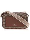 Maeve Monogram Leather Cross Bag Beige Ebony - MICHAEL KORS - BALAAN 2