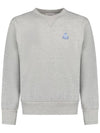 Mike Cotton Logo Sweatshirt Grey - ISABEL MARANT - BALAAN 2