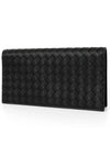 Intrecciato Continental Long Wallet Black - BOTTEGA VENETA - BALAAN 4