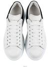 Oversized Leather Black Tab Low Top Sneakers White - ALEXANDER MCQUEEN - BALAAN 3