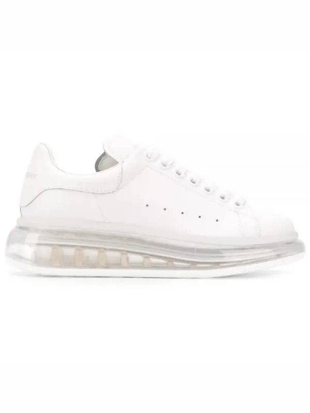 Oversized Clear Sole Low Top Sneakers White - ALEXANDER MCQUEEN - BALAAN 2