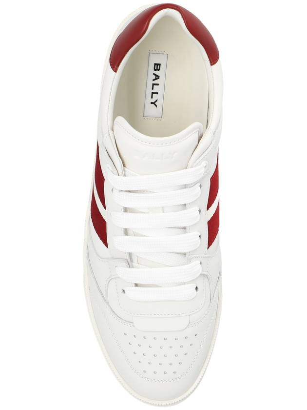 Rebby Leather Low-Top Sneakers White - BALLY - BALAAN 7