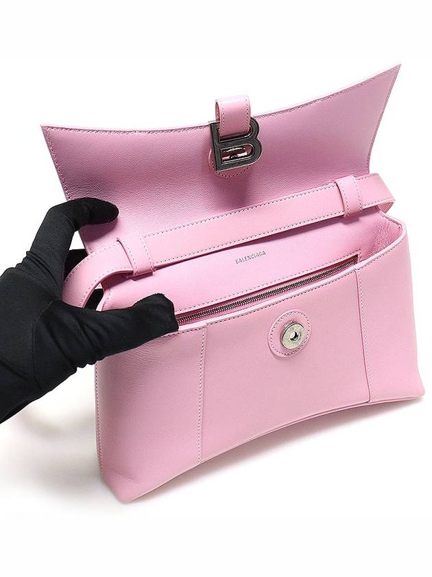 671355 Candy Pink Supple Calfskin Hourglass Downtown XS Small Shoulder Bag - BALENCIAGA - BALAAN 6