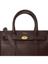 Bayswater Zipped Mini Classic Grain Tote Bag Oxblood - MULBERRY - BALAAN 9