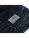 Corduroy Point Denim Jacket Blue - LANVIN - BALAAN 9