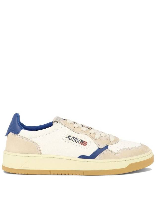 Sneakers AULMDS03 CANVAS SAND WHT PBLUE - AUTRY - BALAAN 2