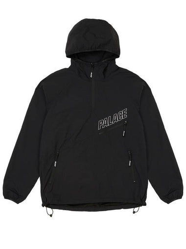 Slant Zip Shell Jacket Black - PALACE - BALAAN 1