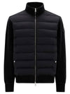 Padded Panel Zip-Up Jacket Black - MONCLER - BALAAN 2