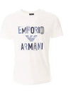 logo print t shirt white 211818 4R468 18411 - EMPORIO ARMANI - BALAAN 2