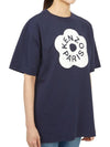 Boke Flower 2.0 Oversized Cotton Short Sleeve T-Shirt Blue - KENZO - BALAAN 4