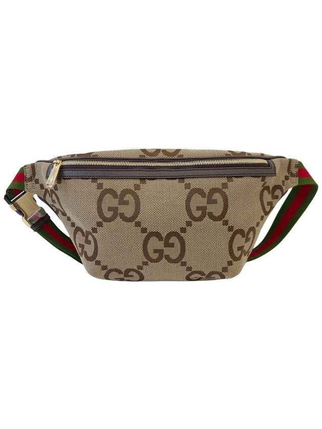 Jumbo GG Canvas Belt Bag Brown - GUCCI - BALAAN 2