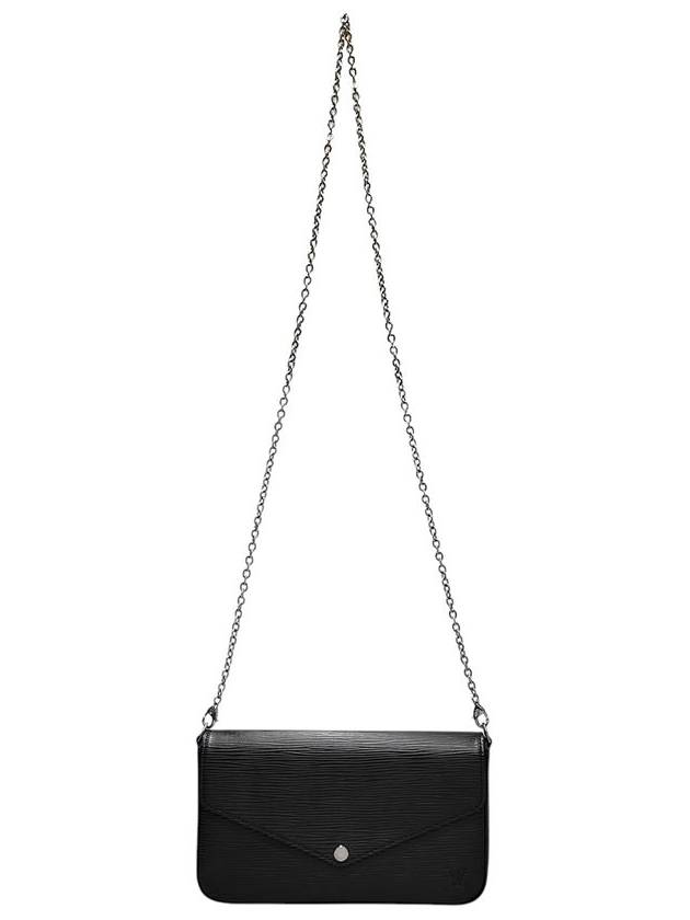 M62648 Black Epi Pochette Felicie Chain Cross Bag - LOUIS VUITTON - BALAAN 10