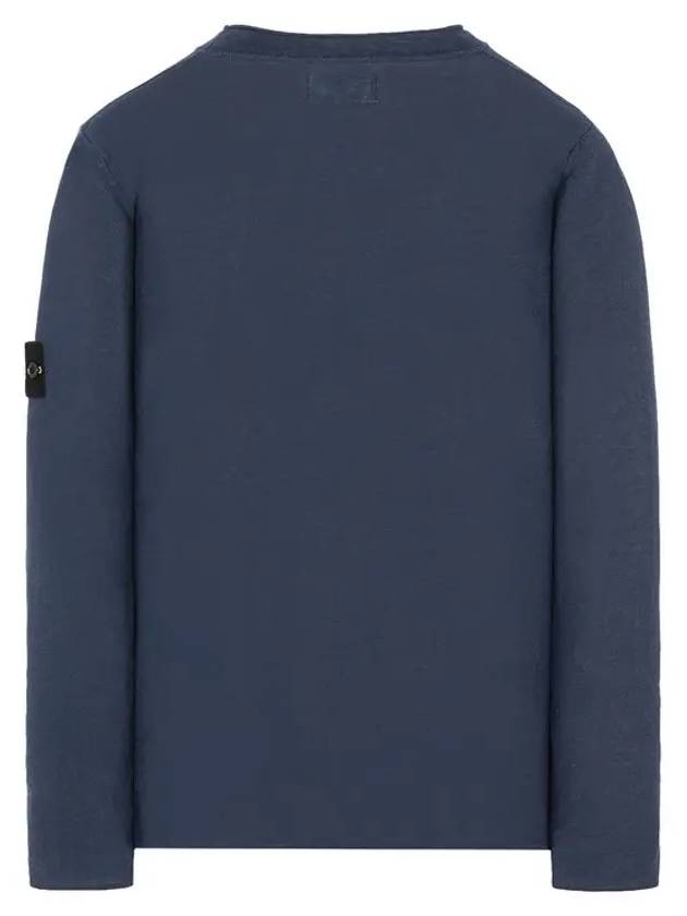 Wappen Patch Knit Top Navy - STONE ISLAND - BALAAN 3