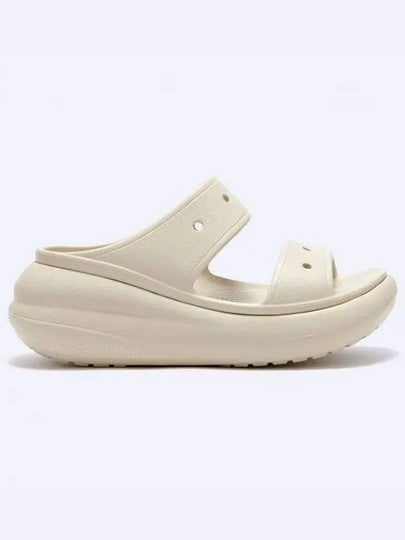 Classic Crush Slippers Bone Beige - CROCS - BALAAN 2