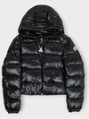 logo patch BAYARD short down hood padded jacket black 1A00083 5963V 999 - MONCLER - BALAAN 2