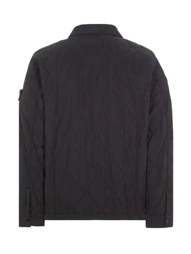 Q0633 50 Fili Nylon Padding Cotton Shirt Jacket Black - STONE ISLAND - BALAAN 3