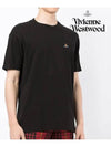 Chest ORB Logo Short Sleeve T-Shirt Black - VIVIENNE WESTWOOD - BALAAN 10