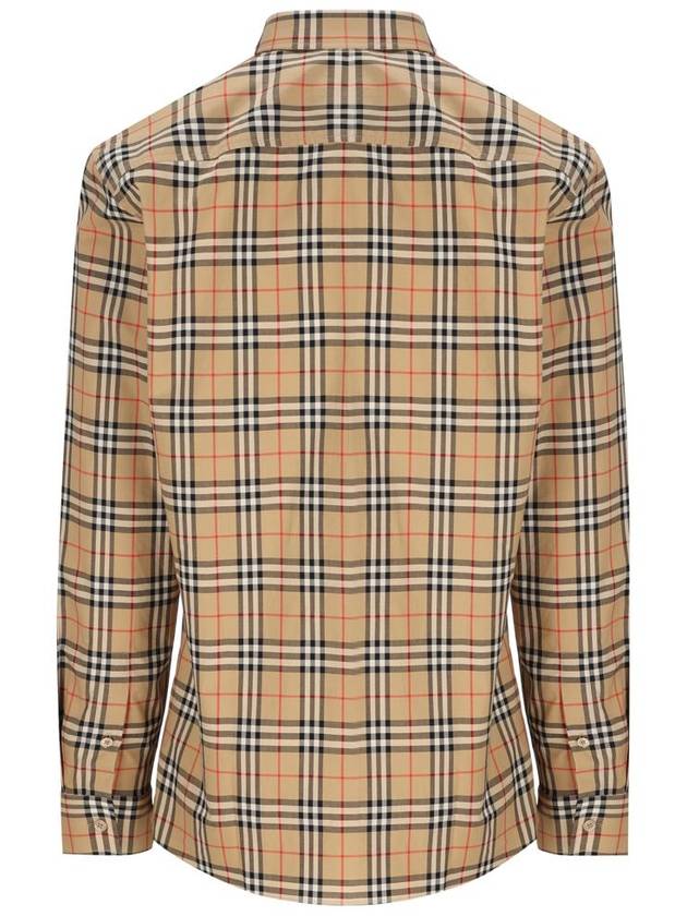 Vintage Check Pattern Long Sleeve Shirt Beige - BURBERRY - BALAAN 3