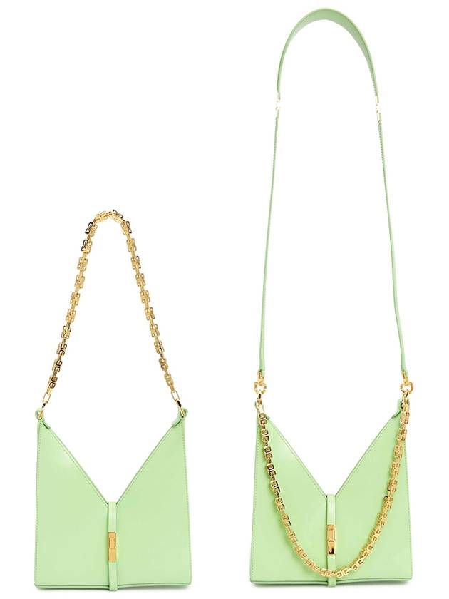 Mini Cut Out Leather Shoulder Bag Green - GIVENCHY - BALAAN 8