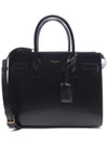 Sac De Jour Small Smooth Leather Baby Tote Bag Black - SAINT LAURENT - BALAAN 2