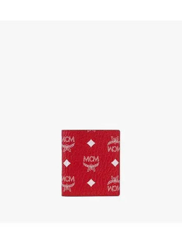 Aren Visetos Original Half Wallet Red - MCM - BALAAN 1