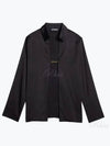 La Chemise Notte Open Charm Logo Shirt Black - JACQUEMUS - BALAAN 2