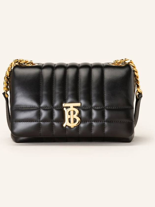 Lola Silver Quilted Shoulder Bag Black - BURBERRY - BALAAN 2