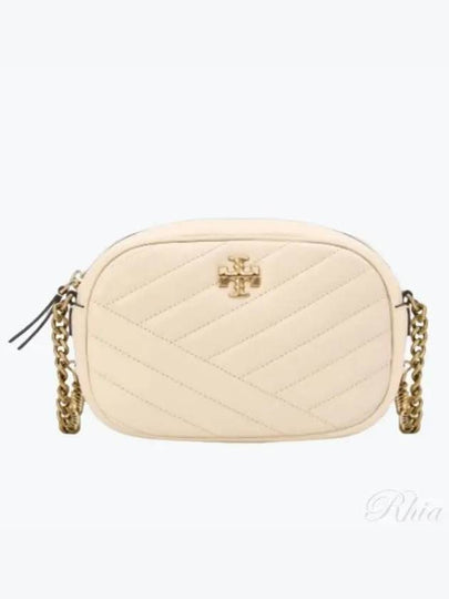 Chevron Kira Small Camera Cross Bag Ivory - TORY BURCH - BALAAN 2